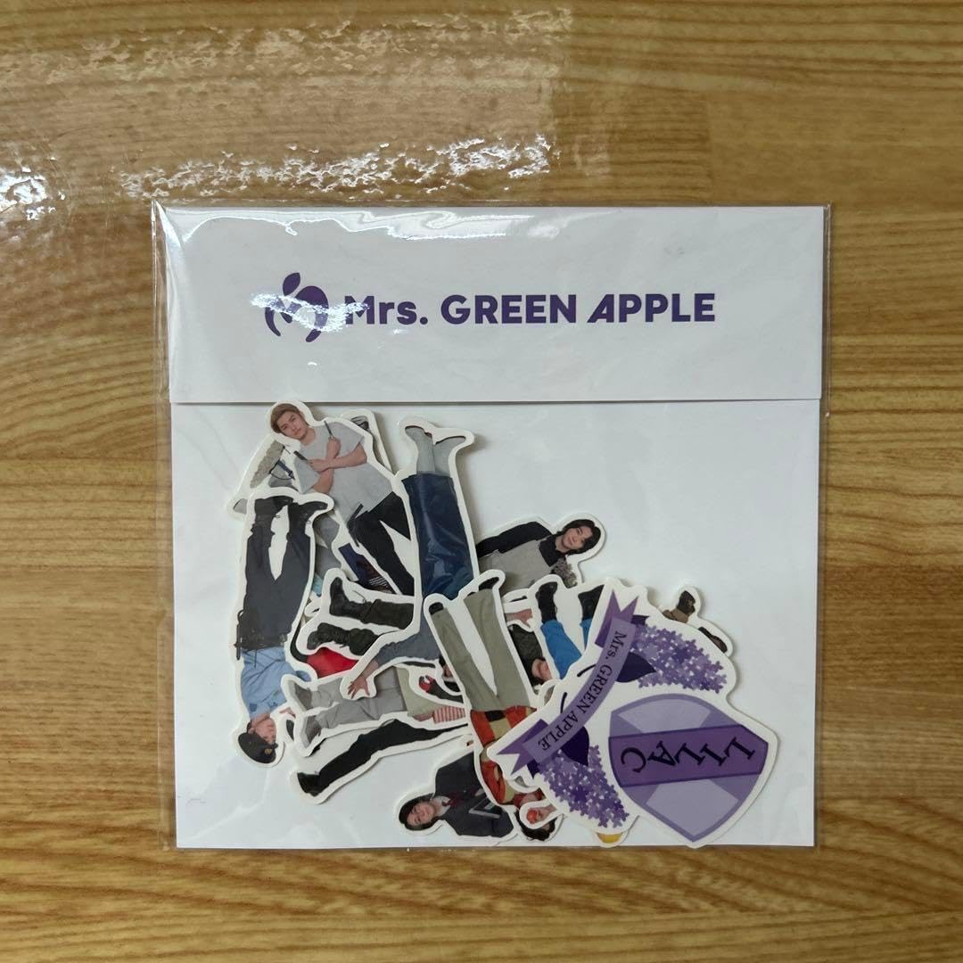 Mrs. GREEN APPLE ライラック アクリルスタンド ステッカーセット｜Mrs
